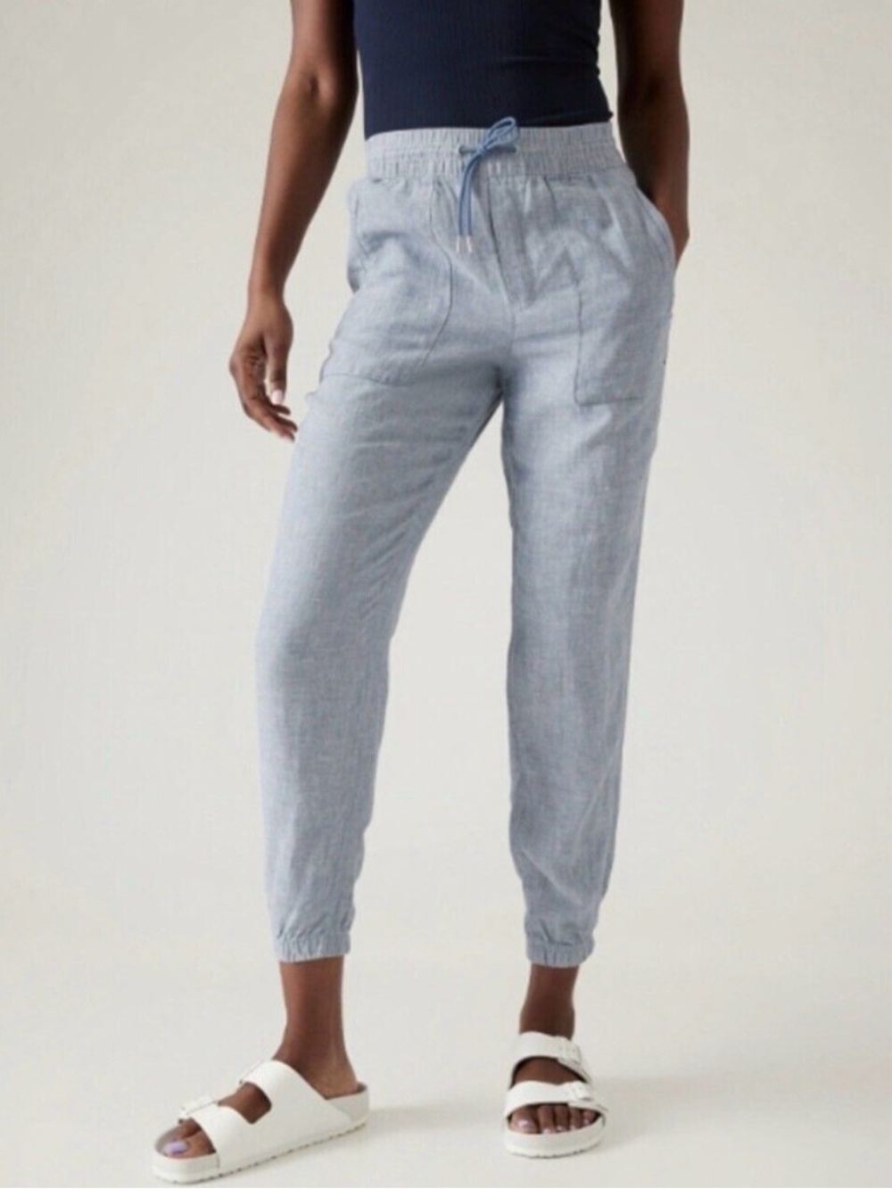 Athleta 100% Linen Joggers, 4.